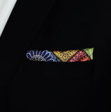 Abstract Matrix Silk Pocket Squares