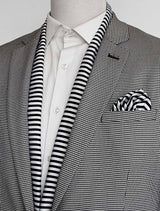 Retro Run Silk Scarf & Pocket Square Set