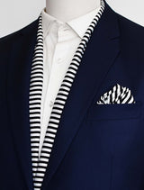 Retro Run Silk Scarf & Pocket Square Set