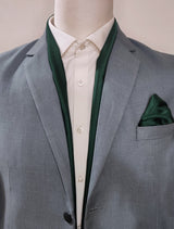 Turquoise Green - Silk Scarf & Pocket Square Set - Combo Sets | Monzoro Pakistan