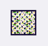 Tropical Birds and Flowers - Silk Pocket Square - Pocket Squares | Monzoro Pakistan