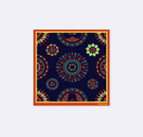 Truck Art Ethnic Silk Pocket Square