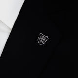 Turkish Knight Shield – Black And Silver Lapel Pins