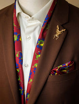Maroon Paisley & Floral - Silk Scarf Set - Combo Sets | Monzoro Pakistan