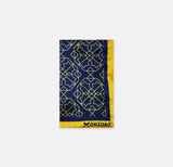 Navy and Gold Rugs - Silk Pocket Square - Pocket Squares | Monzoro Pakistan