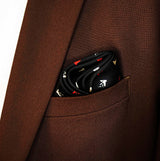 Abstract Horse Silk Pocket Squares