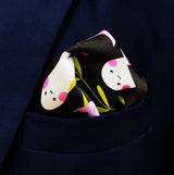 Halloween Scrapbook Paper Ghost - Silk Pocket Square - Pocket Squares | Monzoro Pakistan