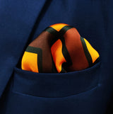 Fashion Geometric Pattern - Silk Pocket Square - Pocket Squares | Monzoro Pakistan