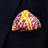 Retro Vintage - Silk Pocket Square - Pocket Squares | Monzoro Pakistan