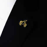 Brass Scooter - Metal Lapel Pins