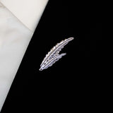 PAIR LEAF – Silver LAPEL PINS