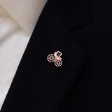 ROADSTER CARRIAGE – ROSE GOLD LAPEL PINS