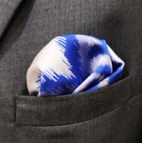 Seamless Hand Drawn Pattern Silk Pocket Square