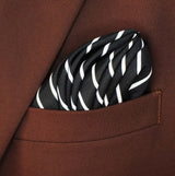 White Cane Crow - Silk Pocket Square