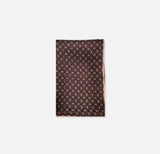 Chocolate HoneyComb Silk Pocket Square