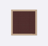 Chocolate HoneyComb Silk Pocket Square