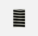 Black with White Stripes - Silk Men's Pocket Squares - Pocket Squares | Monzoro Pakistan