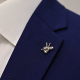 THE SINGER’S VICTORY – SILVER LAPEL PINS