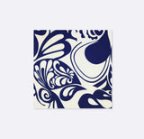 The Blue Chronicles Silk Pocket Square