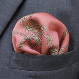 Chain Me Up - Silk Pocket Square - Pocket Squares | Monzoro Pakistan