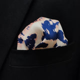 Snow Leopard - Silk Pocket Square - Pocket Squares | Monzoro Pakistan