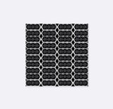 Black and White Hexagonal - Silk Pocket Squares - Pocket Squares | Monzoro Pakistan