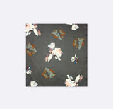 The Grey Garden Silk Pocket Square