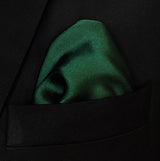 Deep Green - Silk Pocket Square - Pocket Squares | Monzoro Pakistan