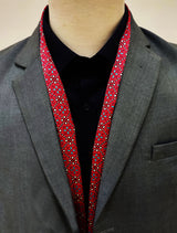 Seamless Repeat Pattern Silk Men Scarves - Silk Scarves | Monzoro Pakistan