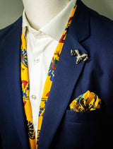 Mustard Paisley & Floral - Silk Scarf Set - Combo Sets | Monzoro Pakistan