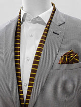 Yellow Cane Hazel - Silk Scarf & Pocket Square Set