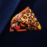 Mixed Pattern Silk Pocket Square