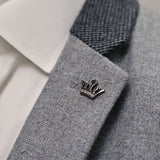 The Crown - Black Metal Lapel Pins