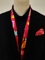 Paisley Shape Silk Men Scarf & Pocket Square Set - Combo Sets | Monzoro Pakistan
