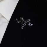 Gunmetal Black Markhor Lapel Pins