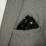 Abstract Horse Silk Pocket Squares