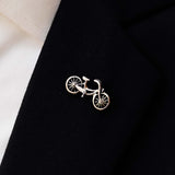 BICYCLE RUN – SILVER LAPEL PINS