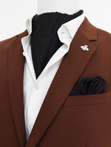 The Black Matter Silk Ascot Set - Combo Sets | Monzoro Pakistan