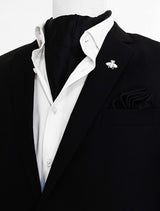 The Black Matter Silk Ascot Set - Combo Sets | Monzoro Pakistan