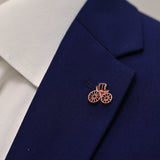 ROADSTER CARRIAGE – ROSE GOLD LAPEL PINS