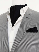 The Black Matter Silk Ascot & Pocket Square Set - Combo Sets | Monzoro Pakistan