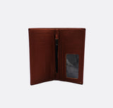 Brown - Cow Skin Leather - Passport Wallet - Wallets | Monzoro Pakistan