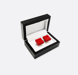 Building Block Red – Metal Cufflinks - Cufflinks | Monzoro Pakistan