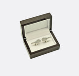 Play Tennis - Silver Cufflinks - Cufflinks | Monzoro Pakistan