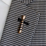 NECKTIE GOLDEN LAPEL PINS