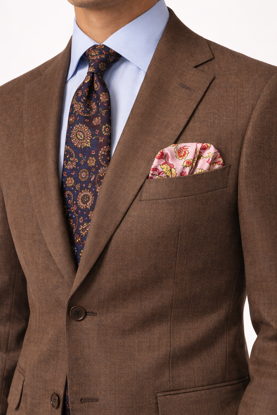 Picnic Charms Silk Pocket Square