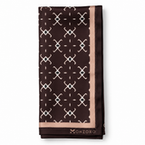 Chocolate Honeycomb Silk Pocket Square