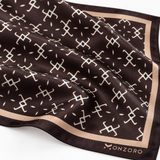 Chocolate Honeycomb Silk Pocket Square