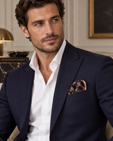 Chocolate Honeycomb Silk Pocket Square