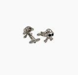 Skull and Bones – Silver Men's Cufflinks - Cufflinks | Monzoro Pakistan